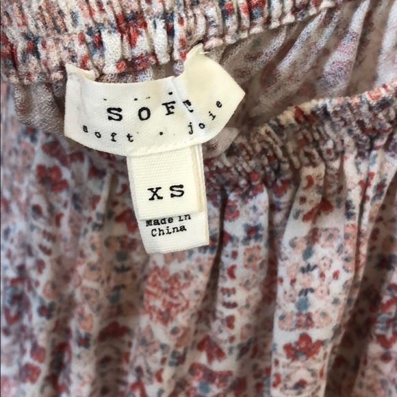 Soft Joie Off Shoulder Silk Blouse - Picture 3 of 3